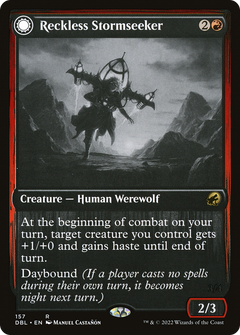 Reckless Stormseeker // Storm-Charged Slasher [Innistrad: Double Feature]-3