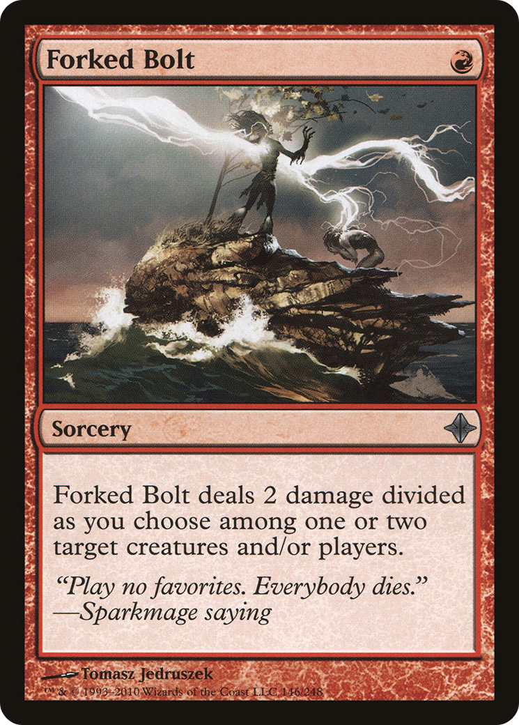 Forked Bolt [Rise of the Eldrazi]-1