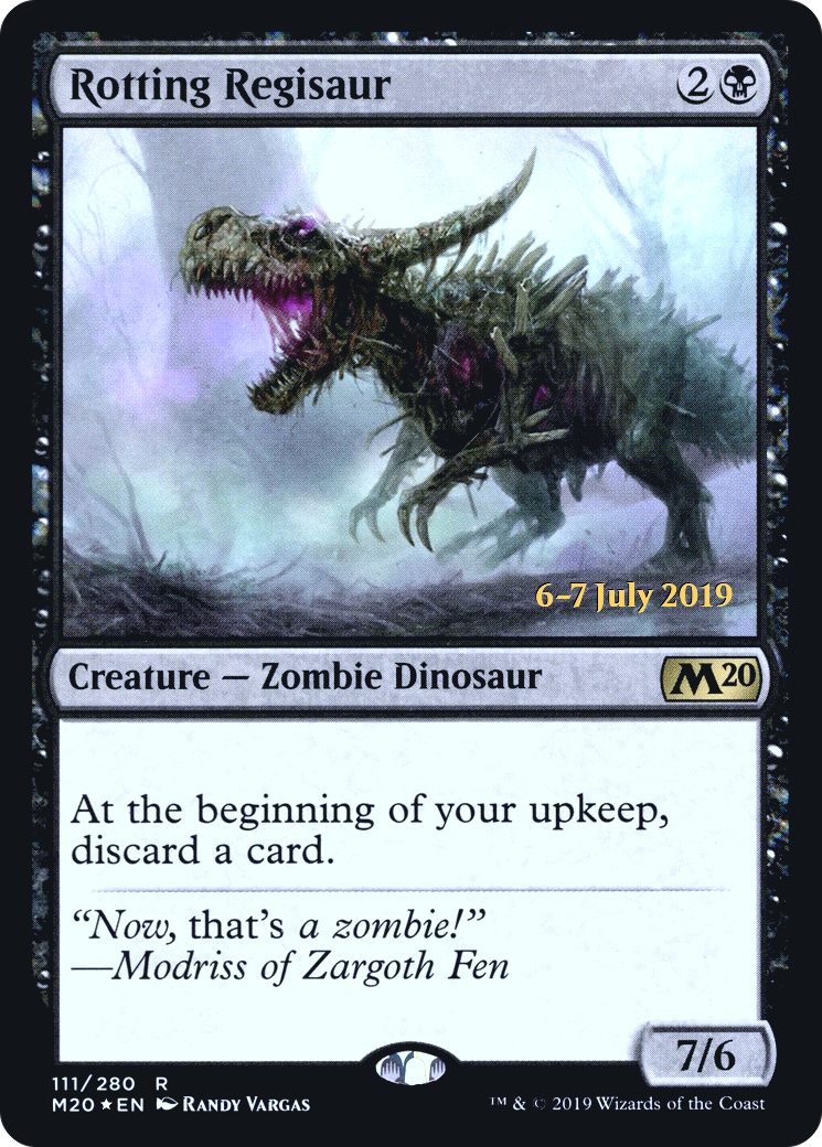 Rotting Regisaur [Core Set 2020 Prerelease Promos]-1