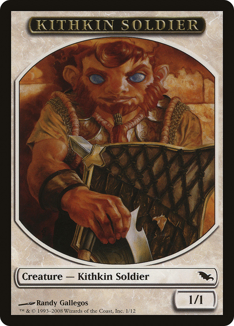 Kithkin Soldier Token [Shadowmoor Tokens]-1