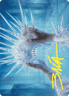 Hylda's Crown of Winter // Hylda's Crown of Winter (AWOE-043) - Wilds of Eldraine Art Series (Borderless)-3