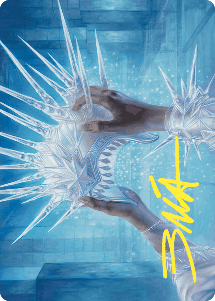 Hylda's Crown of Winter // Hylda's Crown of Winter (AWOE-043) - Wilds of Eldraine Art Series (Borderless) Foil-3