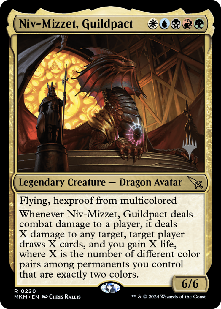 Niv-Mizzet, Guildpact (Promo Pack) [Murders at Karlov Manor Promos]-1