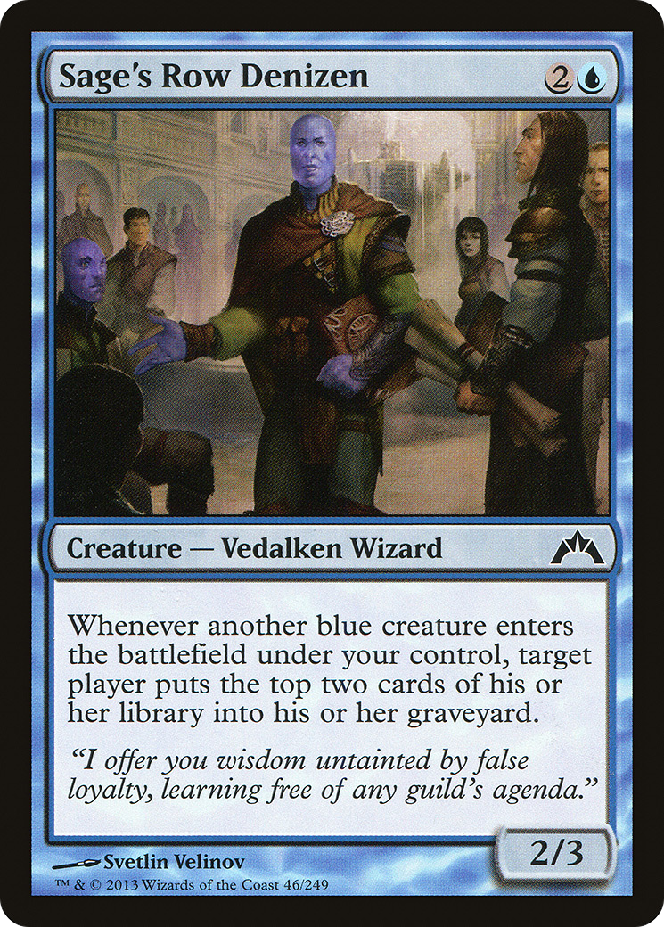 Sage's Row Denizen [Gatecrash]-1