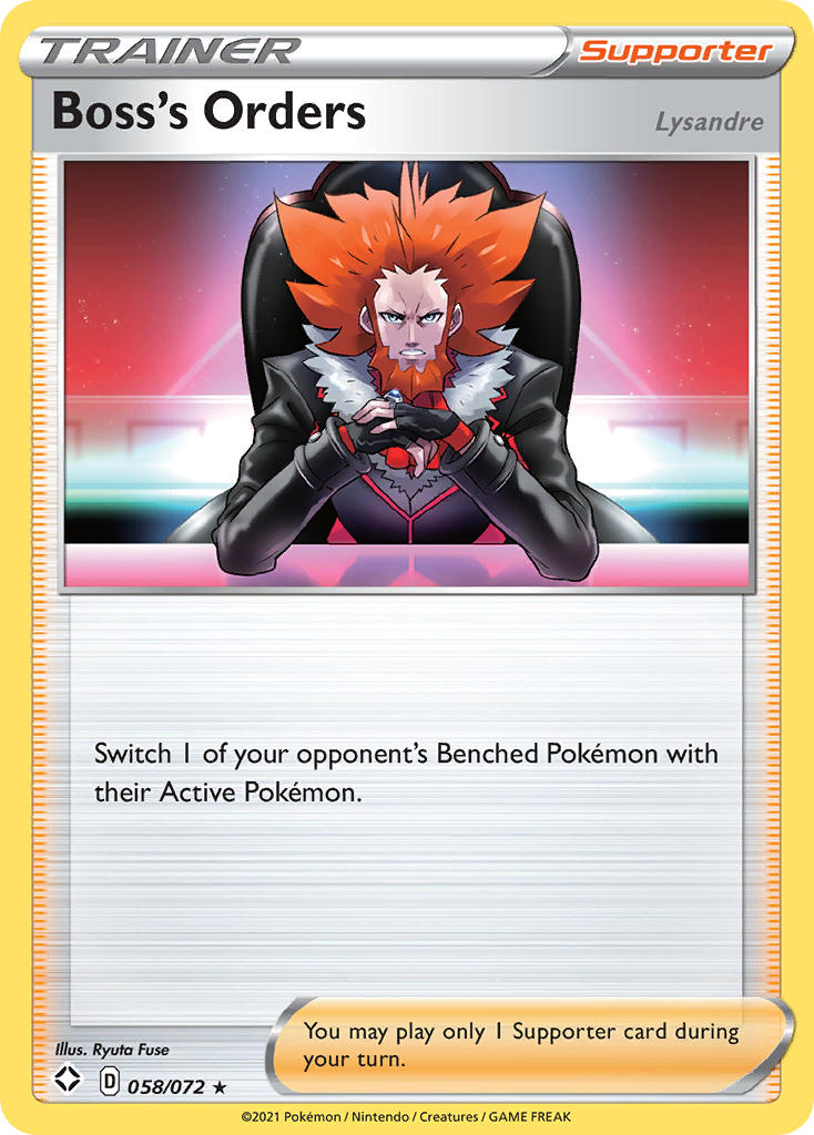 Boss's Orders (058/072) [Sword & Shield: Shining Fates]-1