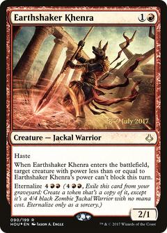 Earthshaker Khenra [Hour of Devastation Prerelease Promos]-1