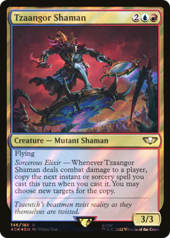 Tzaangor Shaman (Surge Foil) (40K-146) - Warhammer 40,000 Commander Foil-1