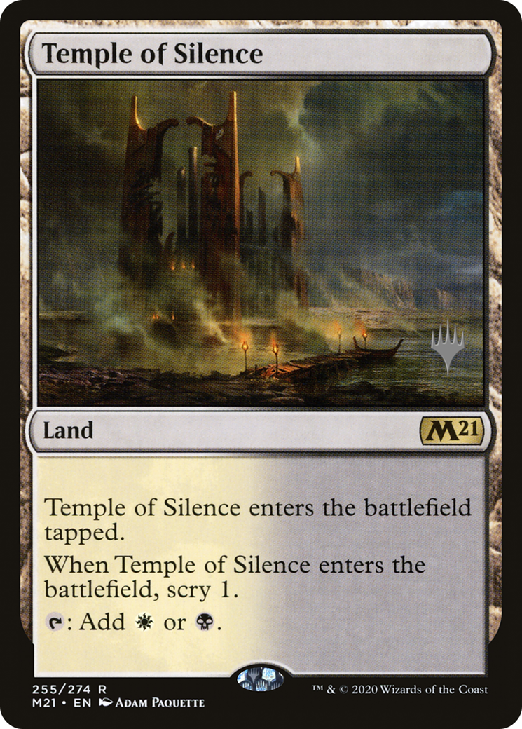 Temple of Silence (Promo Pack) [Core Set 2021 Promos]-1