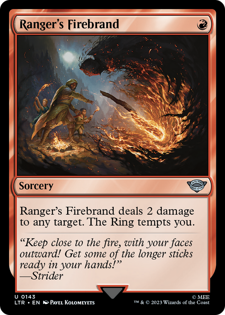 Ranger's Firebrand [The Lord of the Rings: Tales of Middle-Earth]-1