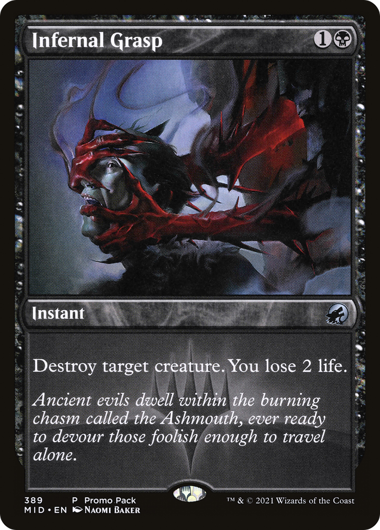 Infernal Grasp (Promo Pack) [Innistrad: Midnight Hunt Promos]-1