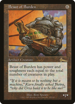 Beast of Burden [Urza's Legacy]-1