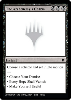 The Archenemy's Charm (UNK-RB13) - Unknown Event-1