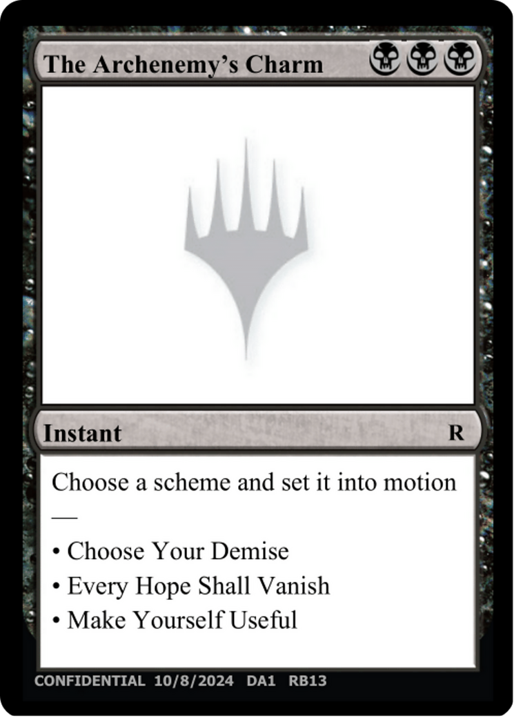 The Archenemy's Charm (UNK-RB13) - Unknown Event-1