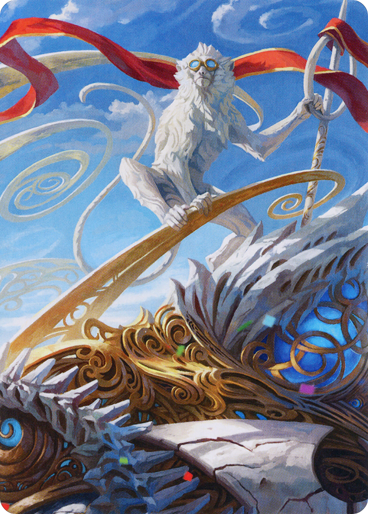 Ragavan, Nimble Pilferer // Ragavan, Nimble Pilferer (AMOM-074) - March of the Machine Art Series (Borderless)-3