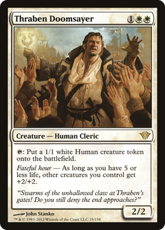 Thraben Doomsayer [Dark Ascension]-1