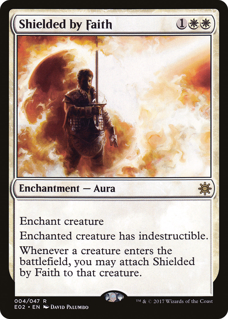 Shielded by Faith [Explorers of Ixalan]-1