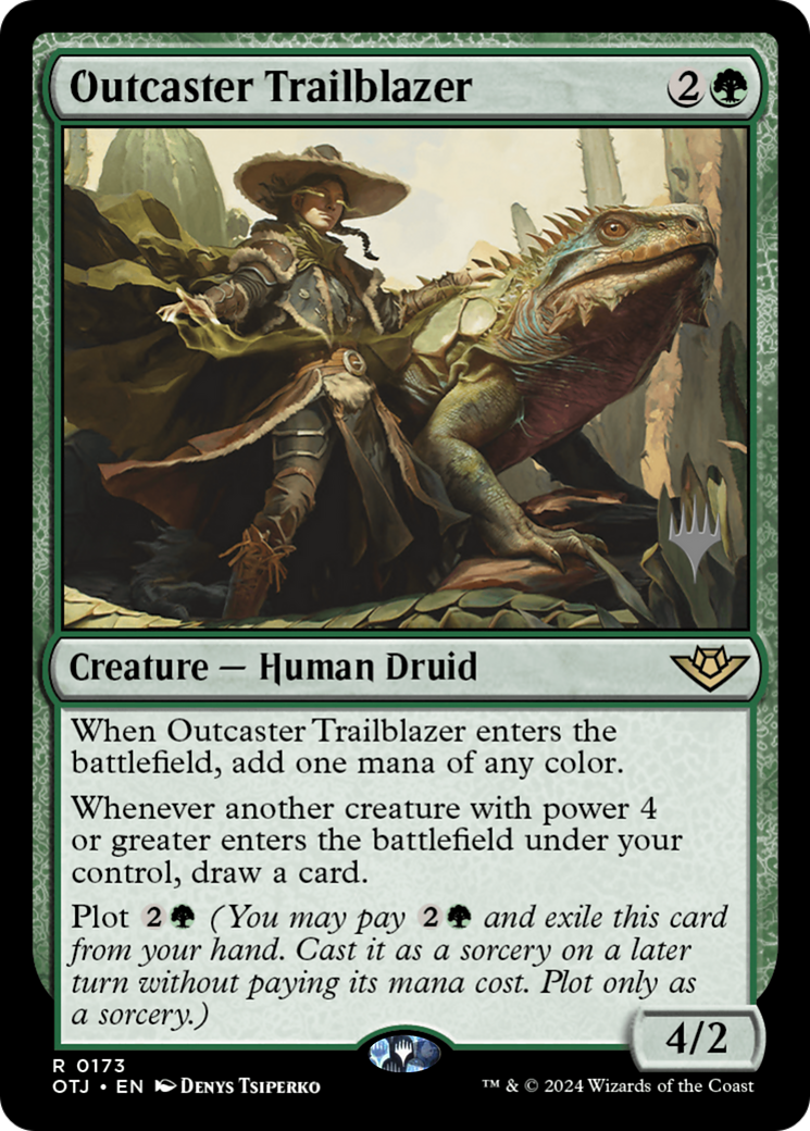 Outcaster Trailblazer (Promo Pack) [Outlaws of Thunder Junction Promos]-1