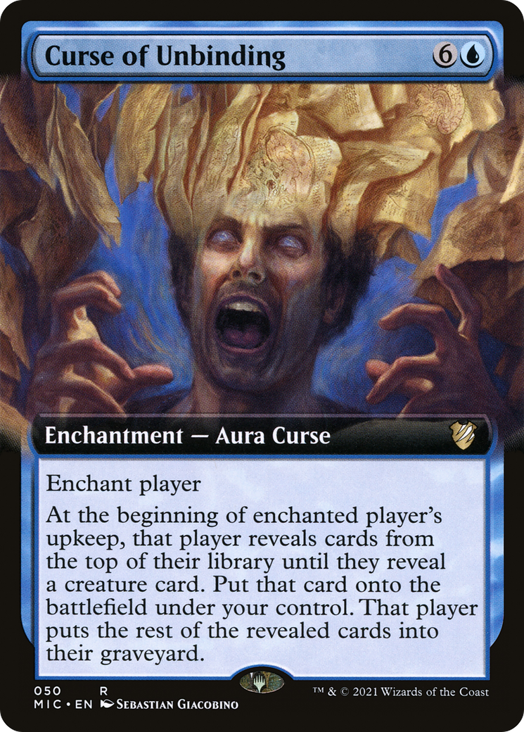 Curse of Unbinding (Extended Art) [Innistrad: Midnight Hunt Commander]-1