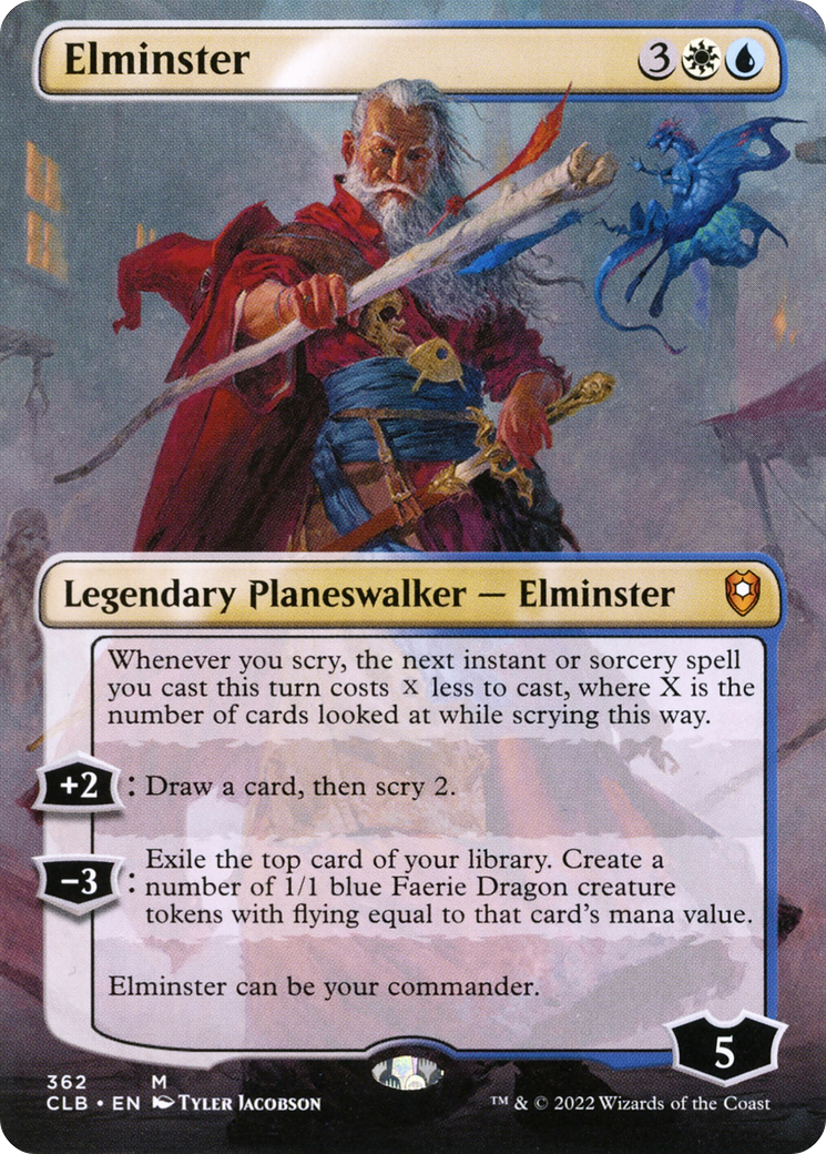 Elminster (Borderless) [Commander Legends: Battle for Baldur's Gate]-1