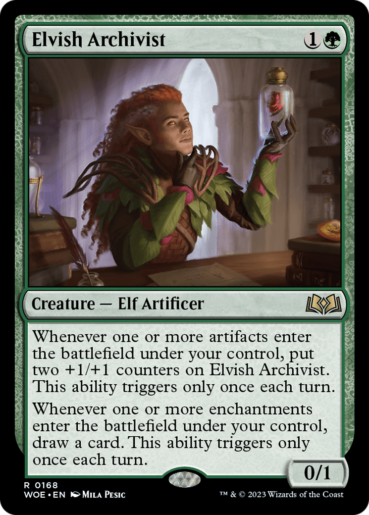 Elvish Archivist [Wilds of Eldraine]-1