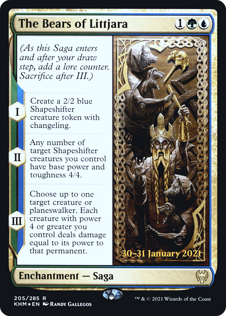 The Bears of Littjara [Kaldheim Prerelease Promos]-1