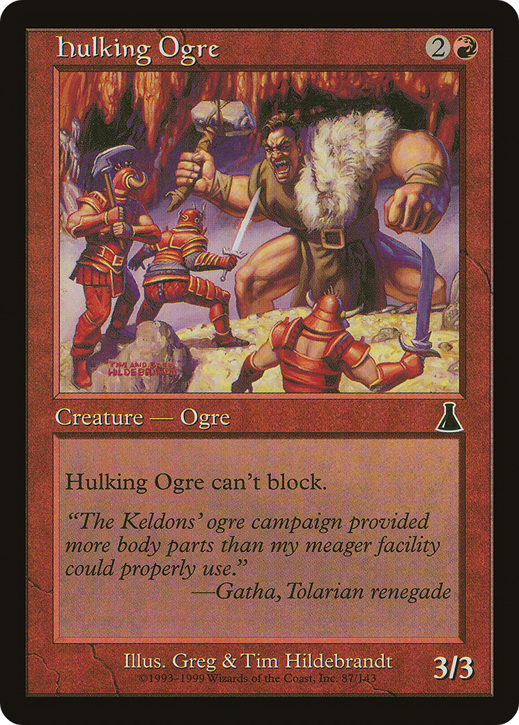 Hulking Ogre [Urza's Destiny]-1