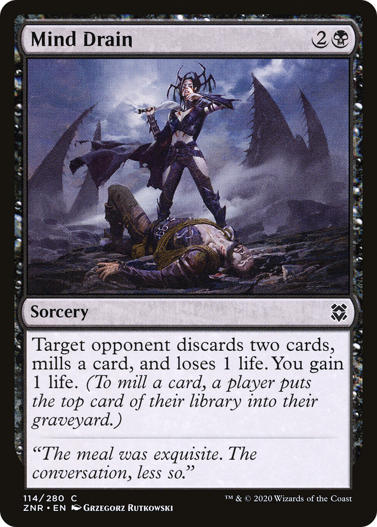 Mind Drain [Zendikar Rising]-1
