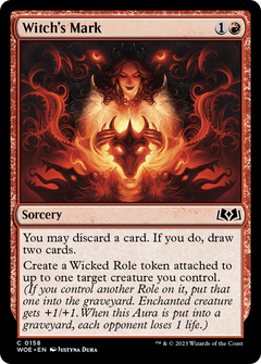 Witch's Mark (WOE-158) - Wilds of Eldraine Foil-1