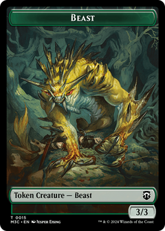 Beast (TM3C-015) - Modern Horizons 3 Commander Tokens-1