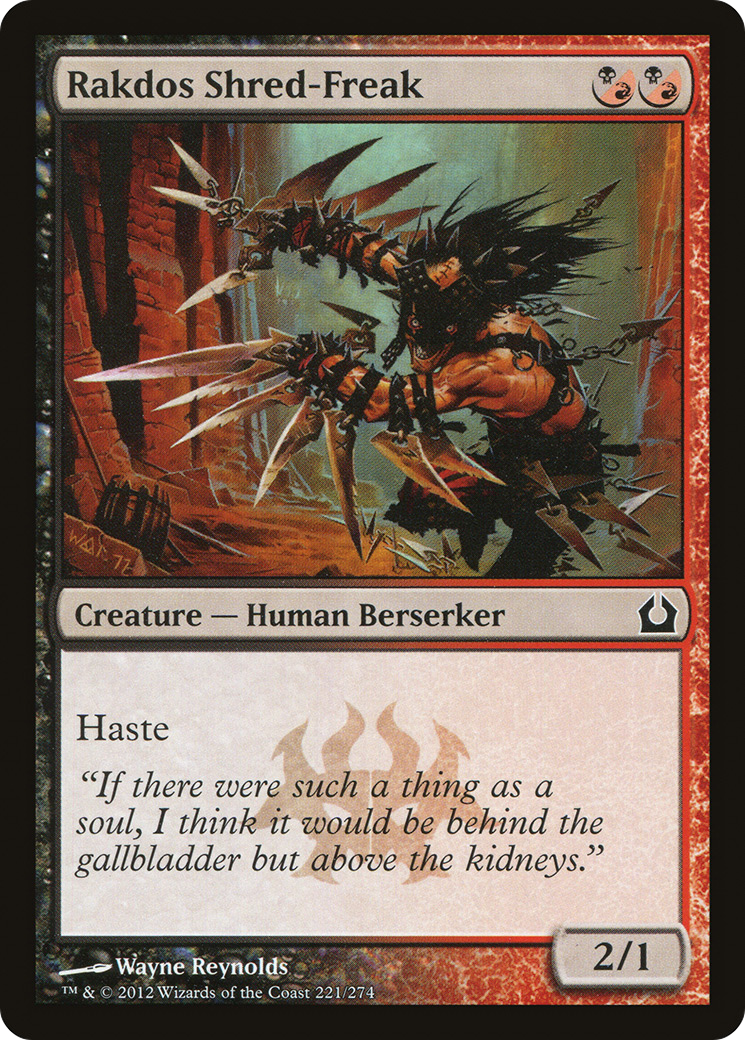 Rakdos Shred-Freak [Return to Ravnica]-1