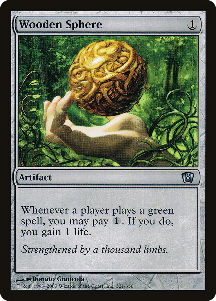 Wooden Sphere (8ED-321) - 8th Edition Foil-1