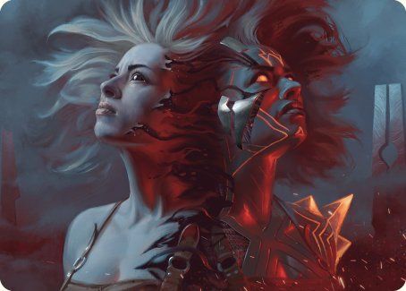 Thrill of Possibility Art Card [Phyrexia: All Will Be One Art Series]-1