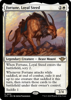 Fortune, Loyal Steed [Outlaws of Thunder Junction]-1