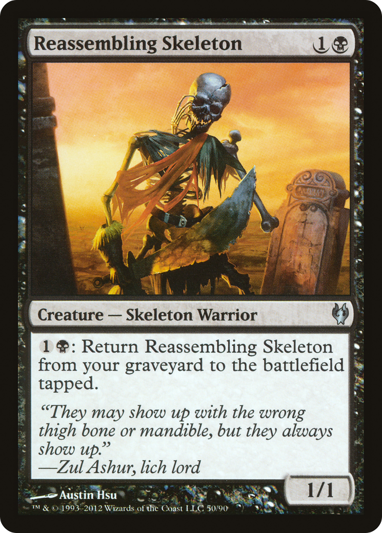 Reassembling Skeleton [Duel Decks: Izzet vs. Golgari]-1