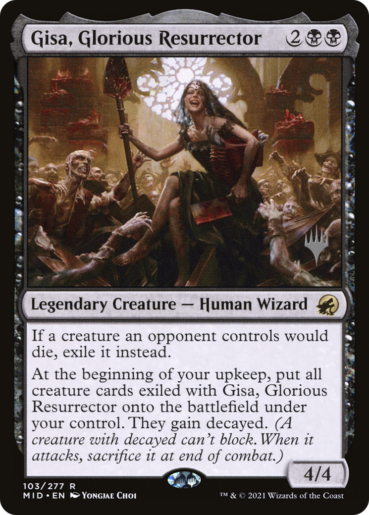 Gisa, Glorious Resurrector (Promo Pack) [Innistrad: Midnight Hunt Promos]-1