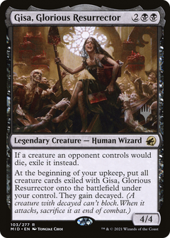 Gisa, Glorious Resurrector (Promo Pack) [Innistrad: Midnight Hunt Promos]-1