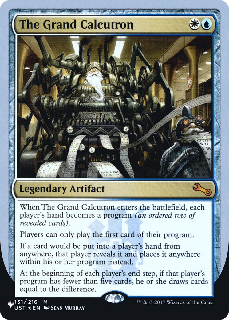 The Grand Calcutron (Unfinity Foil Edition) [The List]-1