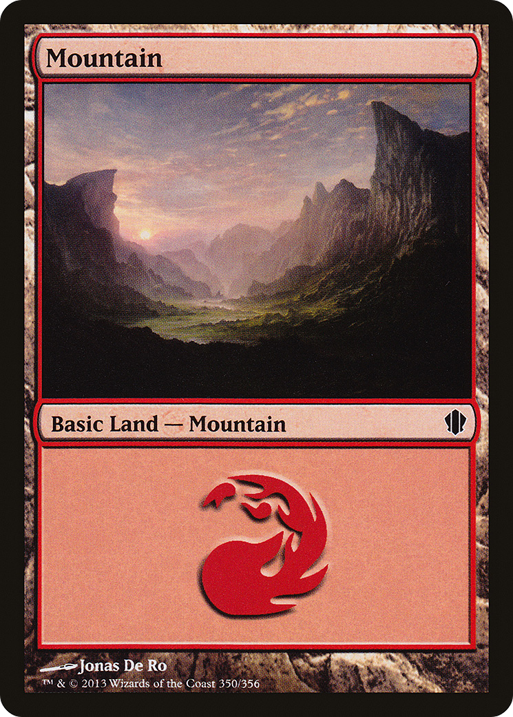 Mountain (350) [Commander 2013]-1