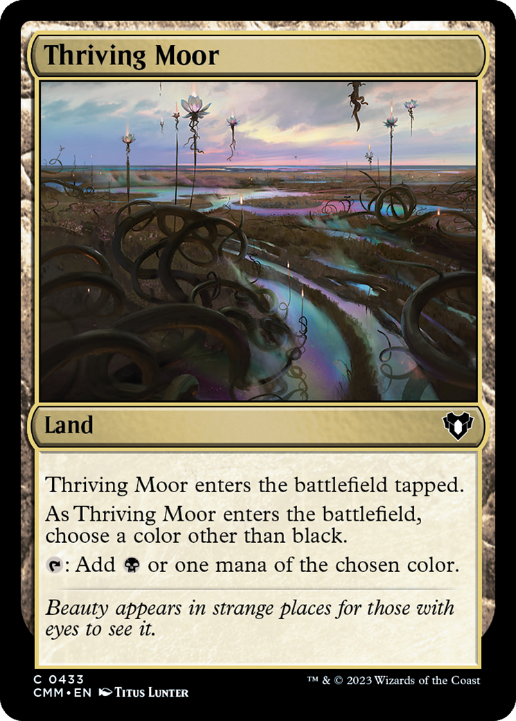 Thriving Moor (CMM-433) - Commander Masters Foil-1