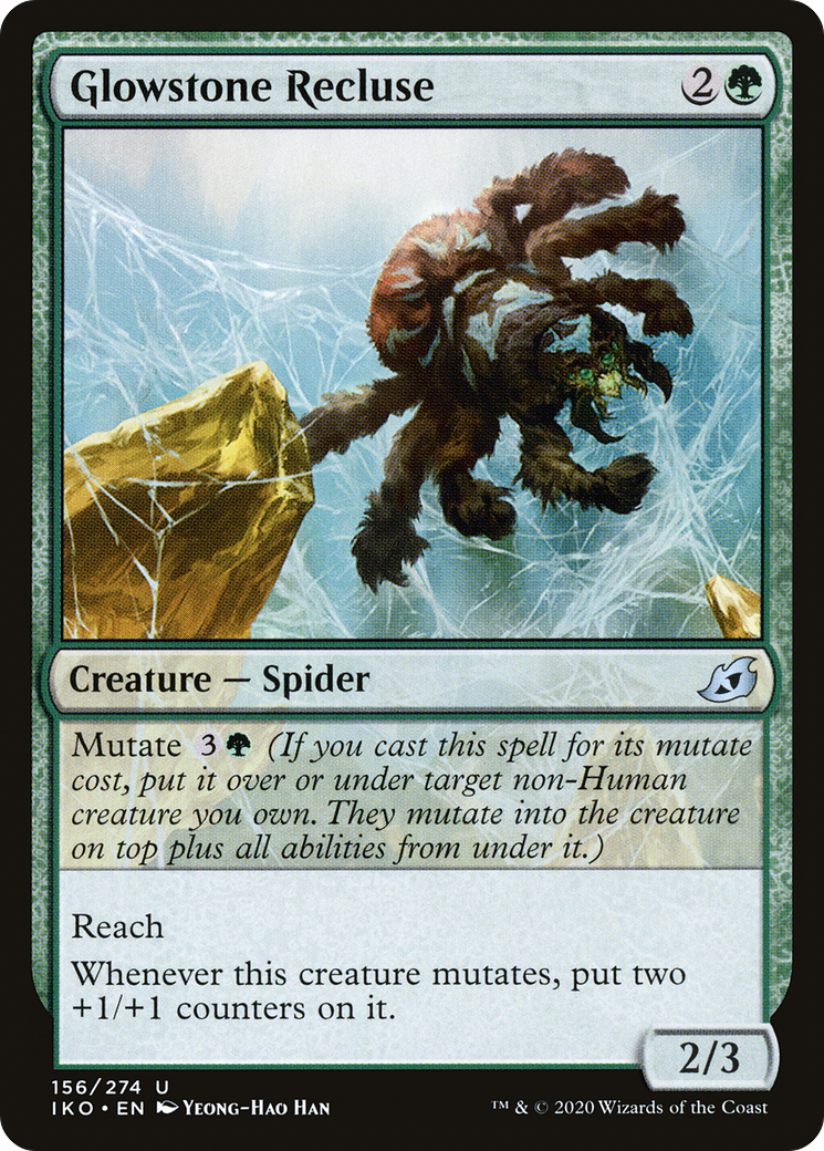Glowstone Recluse [Ikoria: Lair of Behemoths]-1
