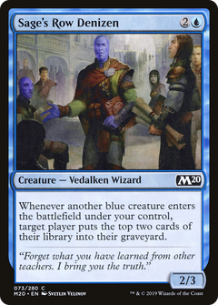 Sage's Row Denizen [Core Set 2020]-1