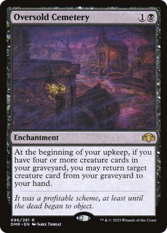 Oversold Cemetery [Dominaria Remastered]-1