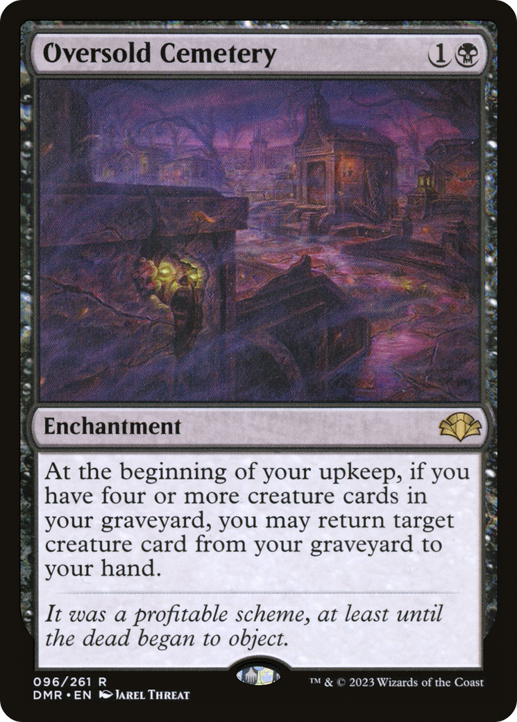 Oversold Cemetery [Dominaria Remastered]-1