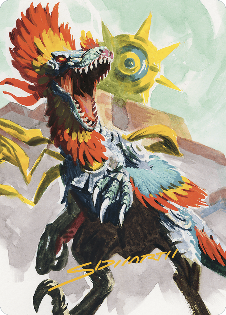 Pantlaza, Sun-Favored // Pantlaza, Sun-Favored (ALCI-075) - The Lost Caverns of Ixalan Art Series (Borderless)-3