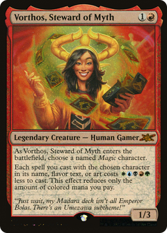 Vorthos, Steward of Myth (Galaxy Foil) (UNF-412) - Unfinity Foil-1