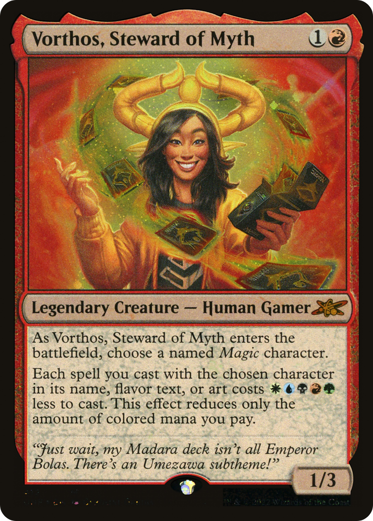 Vorthos, Steward of Myth (Galaxy Foil) (UNF-412) - Unfinity Foil-1