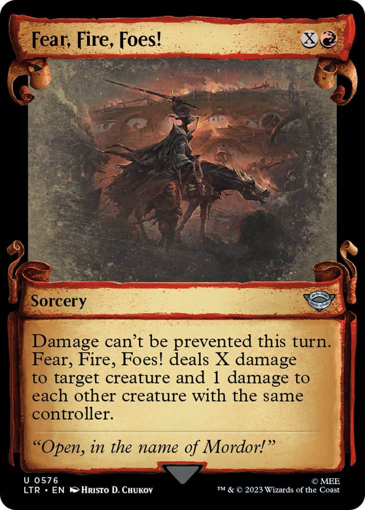 Fear, Fire, Foes! [The Lord of the Rings: Tales of Middle-Earth Showcase Scrolls]-1