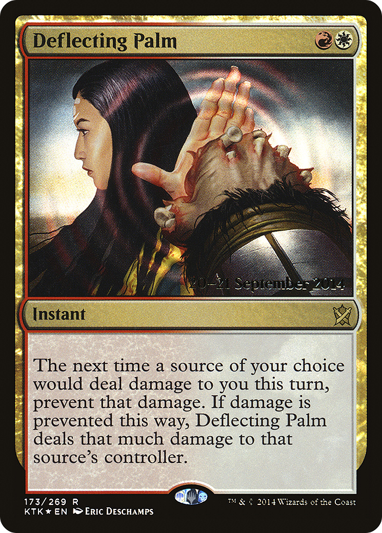 Deflecting Palm [Khans of Tarkir Prerelease Promos]-1