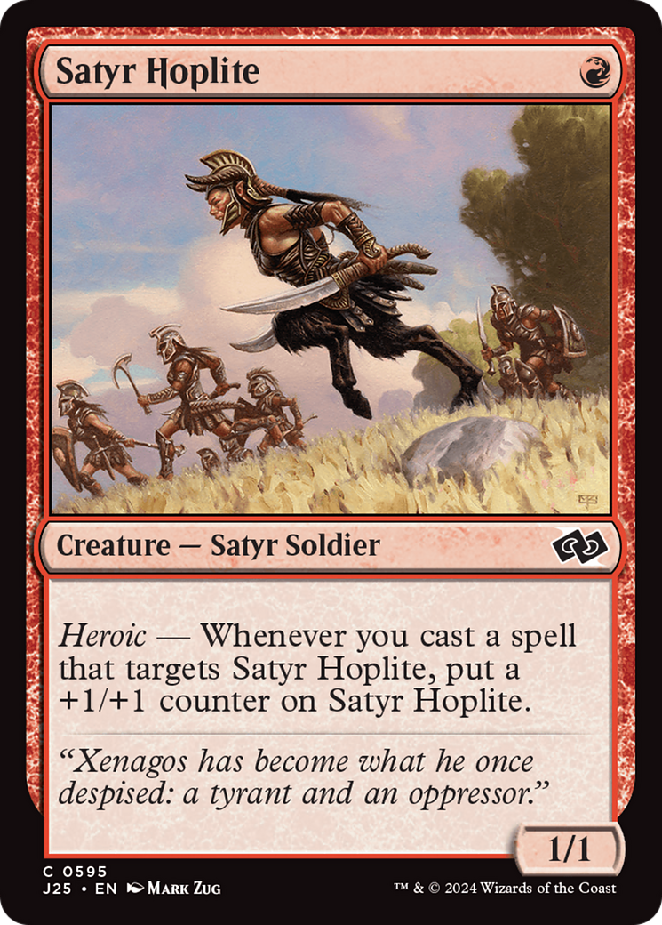 Satyr Hoplite [Foundations Jumpstart]-1
