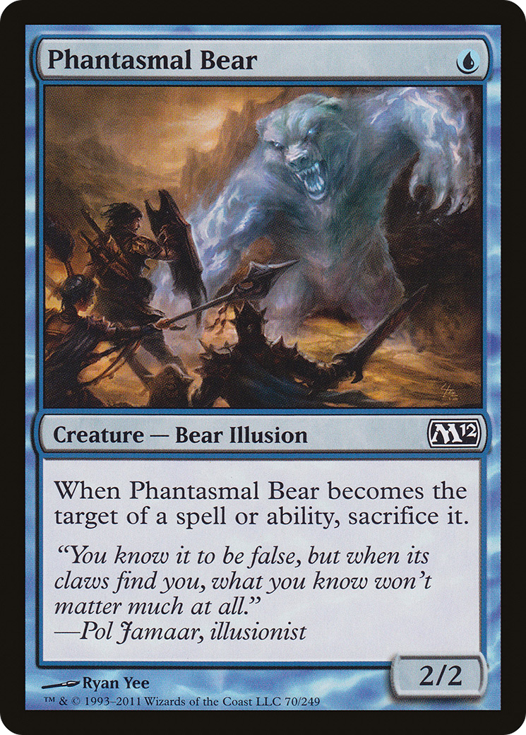 Phantasmal Bear [Magic 2012]-1